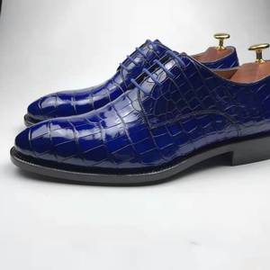 Zapatos de Vestir para Hombre Marca Goodyear Welt Alligator, Zapatos de Vestir Elegantes de Piel de Cocodrilo Genuina, Zapatos Formales Antideslizantes para Hombre - Product Image 3