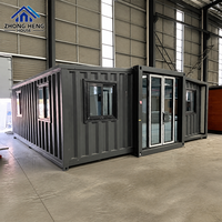 Maison modulaire préfabriquée moderne avec cuisine, salle de bain, chambre et salon pour projets résidentiels – Maison conteneur