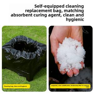 Banc de toilette extérieur adulte anti-odeur dames Wagon toilette mobile voiture Portable toilette de <span class=keywords><strong>Camping</strong></span> d'urgence - Product Image 5