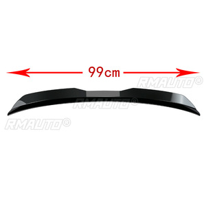 Aileron de toit arrière universel pour voiture, spoiler de toit arrière en ABS, bandes décoratives compatibles avec les voitures à hayon - Product Image 3