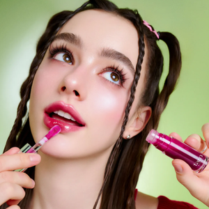 TAM BEAUTY JELLY PLUMPING LIP OIL 03 NIGHT VIEW KBeauty Brillo Labial Efecto Voluminizador en Gel Morado Intenso Hidratante Aplicación Suave - Product Image 3