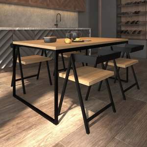 <span class=keywords><strong>Table</strong></span> de salle à manger en bois massif, design exceptionnel, solide et durable, populaire pour la salle à manger, la <span class=keywords><strong>cuisine</strong></span> et les restaurants - Product Image 3