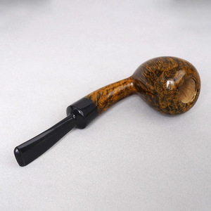 Handmade Bent Acorn Wood Tobacco Pipe Light Colored Glossy Surface Filter Smoking Accessory Personal Gift - Product Image 3