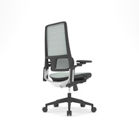 Chaise ergonomique à dossier haut en maille pour mobilier commercial avec support lombaire à prix de gros