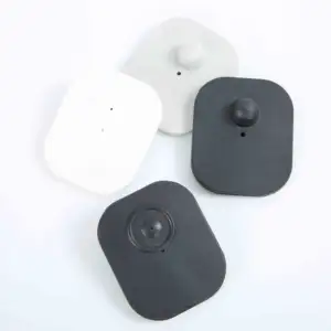 EAS Mini Square Retail Etiqueta DE SEGURIDAD 58 kHz Sistema de sensor de alarma de ropa Tienda Etiqueta dura de seguridad