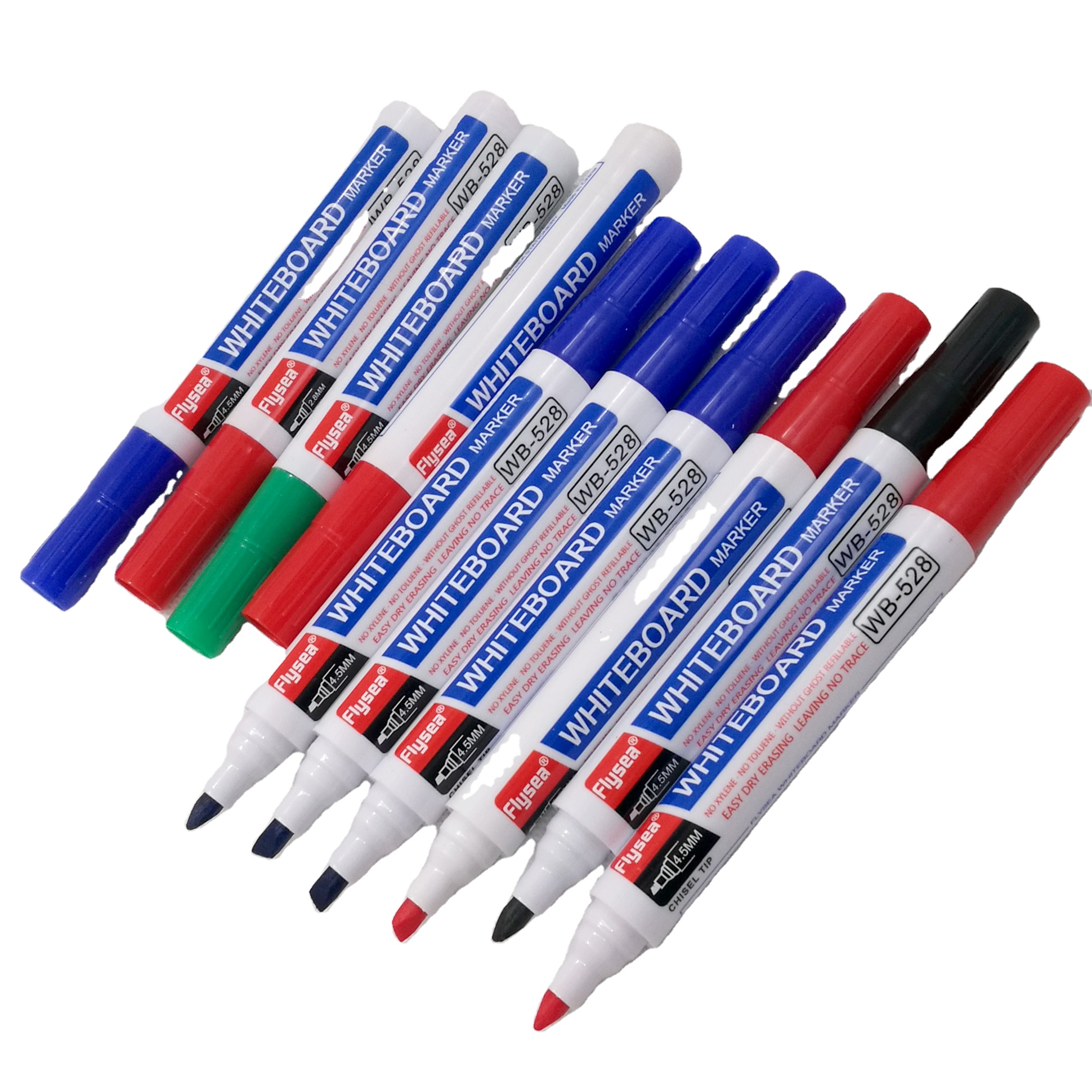 Flysea Dry Erase Markers Low Odor Midium and Colored Ink Marker Pens