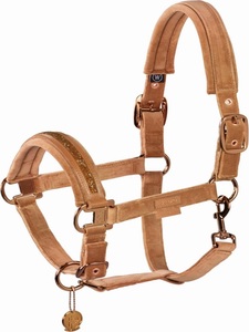 Harnais d'équitation haut de gamme avec construction en corde de cuir, doublure en polaire douce, tête réglable, finition couleur personnalisée - Product Image 5