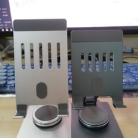 Support de téléphone universel en métal pivotant à 360°, réglable en hauteur, en aluminium, pour tablette de bureau, compatible avec les appareils de 4 à 12,7 pouces - Best Seller