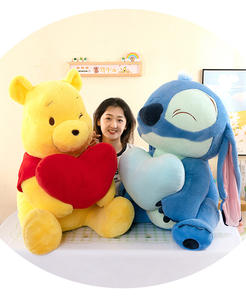 Groothandel Valentijnsdag Cadeau Pop Hartvormige Knuffel Pluche Speelgoed Perfecte Koppel Pop voor Kraanmachine & Knipklauwmachine - Product Image 3