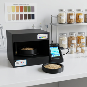 Portable Handheld Color Spectrophotometer/Colorimeter 400-700nm 1nm Resolution <b>28mm</b> Aperture OEM Paint Coating Grain Color Check - Product Image 6