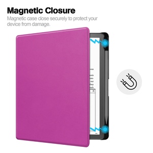 Étui en cuir à fermeture magnétique pour Kindle, étui de protection en cuir pour tablette Kindle 6 pouces - Product Image 2