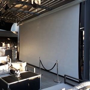 Màn chiếu điện 200 inch 16:9, màn chiếu điện có điều khiển từ xa/màu trắng mờ hoặc 3D - Product Image 2