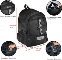 Sports Football Volleyball Football Gym Sac à dos avec compartiment pour chaussures et balles Sac de basket-ball