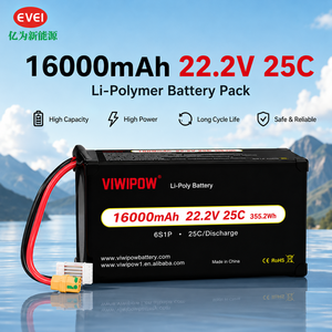 Batterie au lithium-ion semi-solide personnalisée haute performance 16000 mAh 6S 25C pour drone de levage lourd - Product Image 1