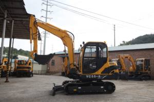 Hete Verkoop Chinese Grondverzetmachines Rupsgraafmachine <span class=keywords><strong>YC55</strong></span>-<span class=keywords><strong>8</strong></span> 5,7ton Mini Graafmachine Met 0,2 Cbm Bakcapaciteit - Product Image 5