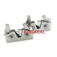 Serrure de porte rotative cachée en acier inoxydable R4-05 SOUTHCO de haute qualité similaire, serrure à impact manuelle à bouton-poussoir