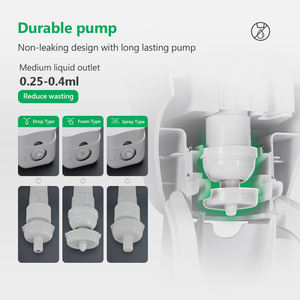 SVAVO 욕실 주방 비누 디스펜서 벽걸이형 리필 가능 800ML 액체 수동 거품 비누 디스펜서 - Product Image 3