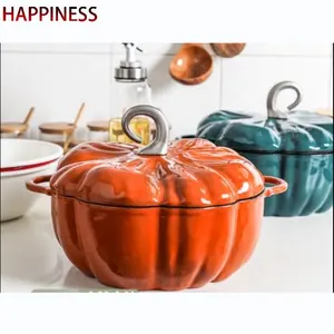 Pumpkin Soup Pot - 304 Stainless Steel - Cast Iron - ApolloBox