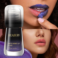 Cosmétiques pour les lèvres en gros, marque privée HUASURV, haute pigmentation, effet repulpant, longue tenue, hydratant, gloss liquide mat, effet décollable