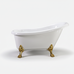 Baignoire autoportante <span class=keywords><strong>en</strong></span> fonte certifiée CE avec fonction <span class=keywords><strong>de</strong></span> trempage et drain, style hôtelier <span class=keywords><strong>Las</strong></span> <span class=keywords><strong>Vegas</strong></span>, écologique - Product Image 1
