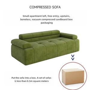 Divano moderno minimalista modulare 2025 vendita calda per ville completamente sotto vuoto per hotel a piccola soffitta Duplex - Product Image 3