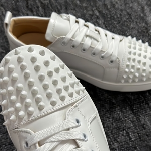 Men's Red Suede Spiked Low-Top Sneakers Outdoor Running Sports Shoes product image