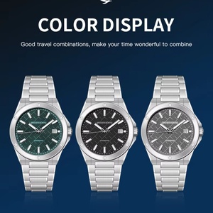 New Fashion <b>Watch</b> 38MM Japan Miyota Automatic <b>Mechanical</b> <b>Watches</b> for Men Green Color Stainless Steel Reloj Hombre - Product Image 4