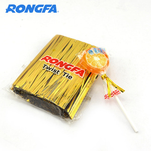 1000 unidades por bolsa, 8CM, 10CM, 15CM de largo, cinta giratoria metálica para mascotas, bolsas de dulces y bolsas de regalo - Product Image 1