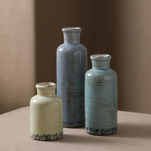 Nordic Grey Grote Keramische Vaas Porseleinen Bloempot Kerst Home Decor Keramische Vaas - Product Image 4