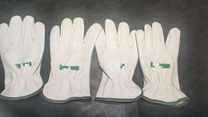 Protección laboral industrial personalizada Resistencia a las espinas Piel de oveja suave Piel de oveja Cuero Seguridad Trabajo Jardín Conductores Guantes - Product Image 6