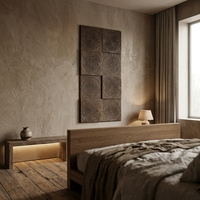 Panneau mural en PU imperméable de qualité supérieure, imitation bois, motif naturel, intérieur/extérieur, décoratif, résistant au feu, taille personnalisée disponible
