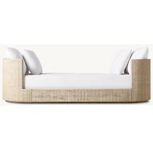 现代拜伦设计沙发床室内客厅家具石灰华面料全尺寸沙发床
