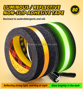 防滑胶带，深色条纹2英寸X 16.5ft英尺抓地力胶带防水防滑条，用于室外高牵引力楼梯踏板 - Product Image 4