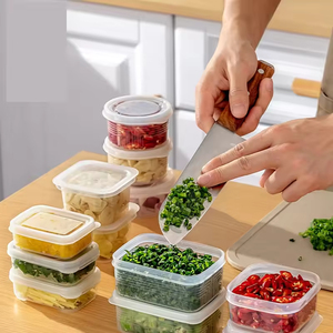 Suministro de fábrica Reutilizable Cocina Escritorio Artículos diversos Cajas Precio Herméticos Contenedores de almacenamiento de alimentos con tapas - Product Image 1