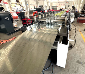 Máquina perfiladora de paneles de puerta de garaje seccional de acero galvanizado ajustable en ancho de 11-28 pulgadas, tipo Flatline Slimline Glacier - Product Image 4