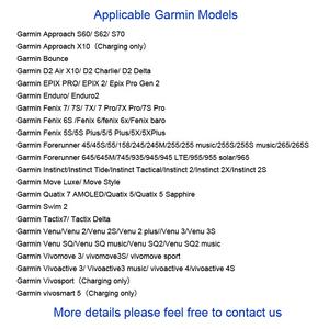 <span class=keywords><strong>Chargeur</strong></span> universel pour Garmin Approach Epix Enduro Fenix Forerunner Instrinct Tactix Quatix Venu <span class=keywords><strong>Vivoactive</strong></span> Watch Charger - Product Image 2