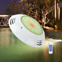 Lumière de piscine Jiadengcai Pond Light ABS 12V 18W RGB avec télécommande sans fil RF LED