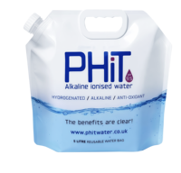 Sacs en plastique personnalisés avec logo, poignée intégrée, pour camping et randonnée, sac à eau de 1 gallon