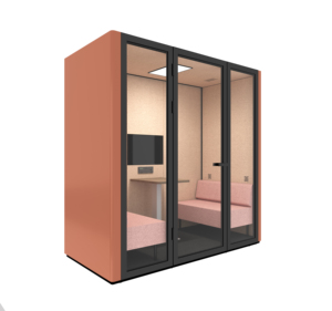 Flex space neue Büro-Telefonzelle Akustische Kabine Geräusch reduzierung Private Work Pod Einfache Montage für öffentliche Datenschutz treffen - Product Image 3