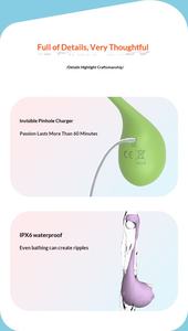 कस्टम ऐप रिमोट कंट्रोल कम शोर सिलिकॉन 9-आवृत्ति मजबूत कंपन जोड़े कंपन वाइब्रेटर - Product Image 4