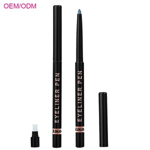 Delineador de ojos vegano de etiqueta privada Ochain con sacapuntas incorporado Smudger Lápiz delineador de Ojos de Gel Kajal negro resistente al agua de larga duración - Product Image 1