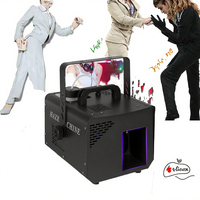 Máquina de neblina a base de agua de 1200W, etapa de Club nocturno con Control remoto de alta calidad de 1000W para fiestas, Material metálico DMX512