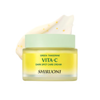 Crème Visage en Capsules à la Vitamine C, à Base de Plantes Naturelles, OEM ODM, Éclaircissante, Anti-Taches Brunes, Blanchissante et Hydratante