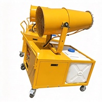 Ventilateur mobile à jet d'eau de 40 m avec un fort flux d'air pour le refroidissement et le contrôle de la température des grands entrepôts
