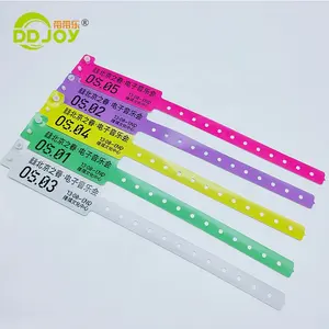 Tùy chỉnh 40 lụa Cmyk màu sắc in không thấm nước PVC ID dây đeo cổ tay một thời gian sử dụng cho các sự kiện/Bên