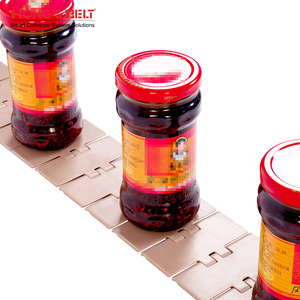 Hongsbelt HS-820-K330 gıda sınıfı modülü bant konveyör plastik masa üst zincir - Product Image 4