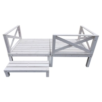 Vente chaude en gros terrasse en bois 0.5 Tsubo 0.75 Tsubo Broun zones de pelouse zones de jardin meubles de sapin d'extérieur pour se prélasser
