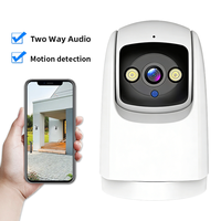 Caméra de sécurité WiFi HD 1080P, caméra domestique intelligente sans fil, panoramique à 360 degrés, grand angle, caméra de surveillance réseau CCTV