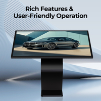 Pantalla Digital de Señalización para Interiores con Android 11, 4K UHD, Alto Contraste de 300nits, Alto Brillo, con CMS Integrado