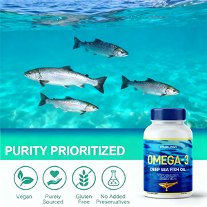 Dismok OEM/ODM Omega-3 visolie <span class=keywords><strong>capsules</strong></span> 1000mg EPA 400mg DHA Halal gecertificeerd bulk immuunondersteuning & levergezondheid - Product Image 5